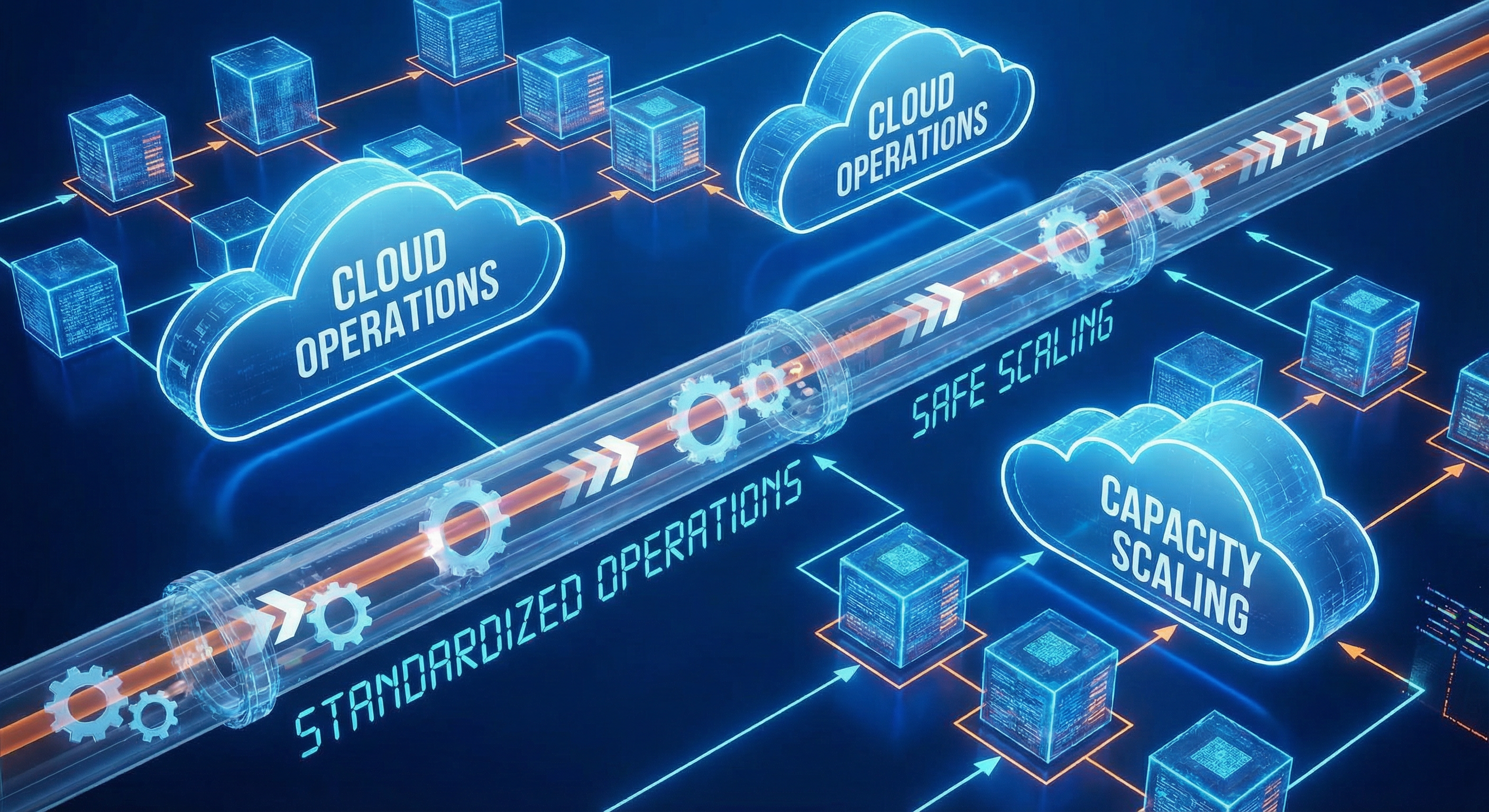 Cloud operations and capacity scaling